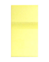 ゴム氏名印・ヨコ書き　30×6mm・黄色